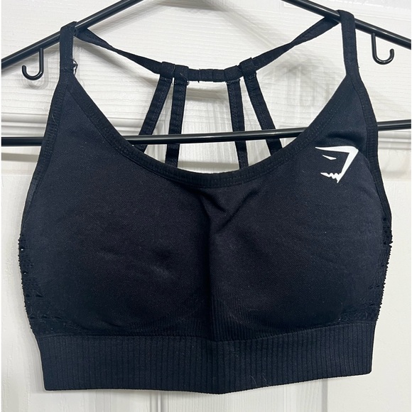 Gym shark sports bra and legging set (high waisted) - Picture 1 of 4